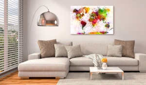 Картина от корк - Artistic World [Карта от корк] 90x60 см - Img 2