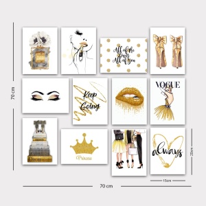 Картина 12 части 12MDF25YS Многоцветна 20x15x3mm - Img 2