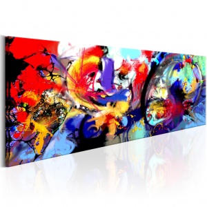 Картина - Colourful Immersion 150x50 см - Img 2