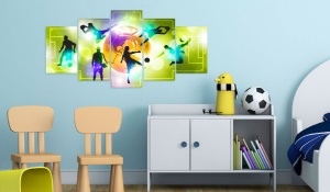 Картина - Energy of The Game 100x50 см - Img 2