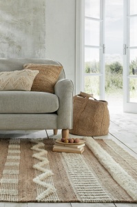 Килим Медина от естествен юта/ивори 200X290 см, Flair Rugs