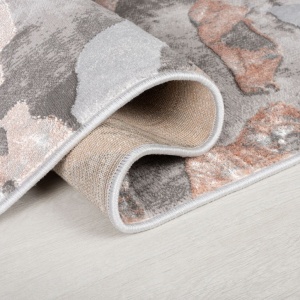 Килим с мраморен ефект, Marbled, Flair Rugs, розов, 80x150 см - Img 5