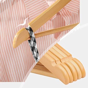 Комплект от 10 дървени закачалки за деца, Songmics, Натурален, 35x1.2x20 см - Img 7