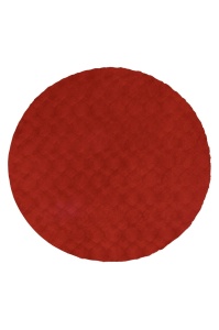 Кръгъл килим Diamond Cut Червен 200x200 см