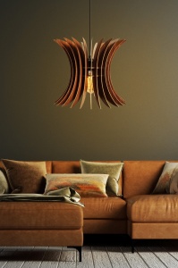 Люстра 144 Орех 35x65 см
