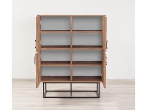 Многофункционален шкаф Quantum Natural 93x115x36 см - Img 4