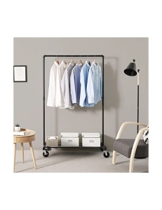 Мобилна стойка за закачалки, Songmics, HSR61BK, Черен, 163 x 100 x 49 см - Img 6