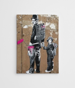 Платно за стена WY57 Multicolour 70x100 cm - Img 3