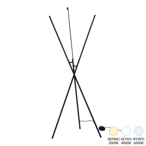 Подова лампа Loly LED Loly Black 40x40x145 cm