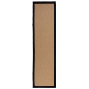 Пътека Kira от юта черна 60X230 см, Flair Rugs - Img 2