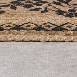 Пътека Maisie Natural/Черен 60X230 см, Flair Rugs - Img 4