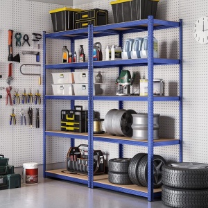 Рафт Songmics с 5 рафта, 40 x 90 x 180 см, синьо, GLR040Q01 - Img 5