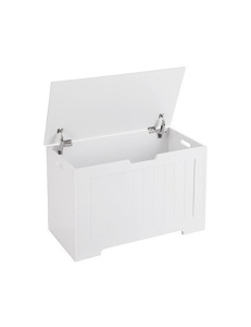 Сандък за съхранение, Vasagle, Бял, LHS11WT, 76 x 48 x 40 см