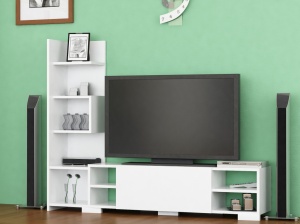 ТВ шкаф Пера - Бял