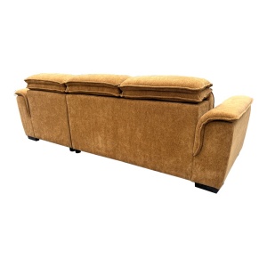 Coltar extensibil stanga, Lemance, Camel, 255x168x82 cm - Img 6