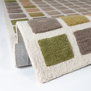 Covor Renga Wool Verde 140x200 cm - Img 2
