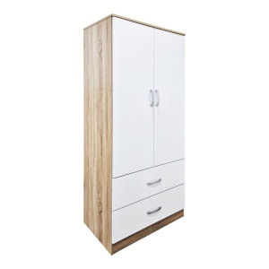 Dulap, Alvia, Alb, 80x51.5x180 cm - Img 3