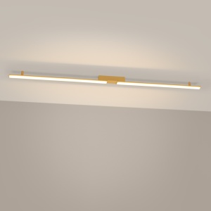 LED полилей 3000K, Lagom, златист, 181x4x7 см - Img 3