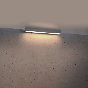 LED полилей 3000K, Pinne, сив, 67x6x6 см - Img 3
