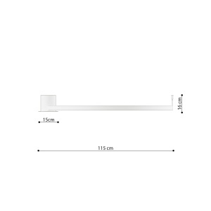 LED полилей 3000K, Rio, златист, 110x118x12.5 см - Img 9