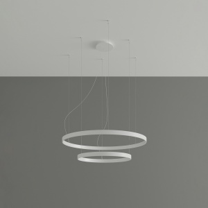 LED полилей 3000K, Rio 55x78, бял, 78x78x150 см - Img 2