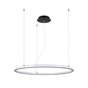 LED полилей 3000K, Risa, черен, 90x90x160 см