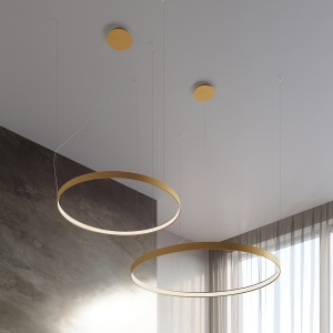 LED полилей 4000K, Rio, златист, 55x55x150 см - Img 14