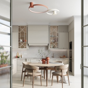 LED полилей 4000K, Rio 55, бежов, 55x61x13 см - Img 13