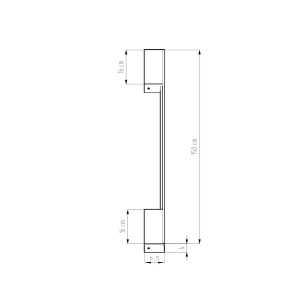 LED стенна лампа 3000K, Sappo 150, бежов, 4x6.5x150 см - Img 6