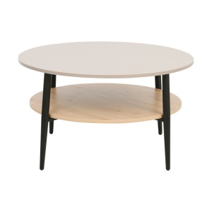 Masuta de cafea, Kody, Taupe, 80x80x45 cm - Img 3