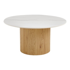 Masuta de cafea, Sikulu, Pako, Alb 80x80x40 cm - Img 2