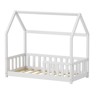 Pat montessori, Bambie, Pako, Alb 77x145x136 cm - Img 3