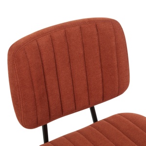Scaun birou, Warra, Bordo, 50x52x86 cm - Img 7