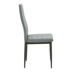 Scaun, Parker, Gri, 41x48x96 cm - Img 3
