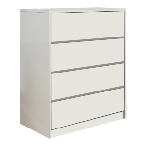 Бял MDF скрин Kuanger 80x40x80 cm