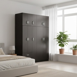 Гардероб с 5 врати, Athos I V23, венге, 170x42x240 см