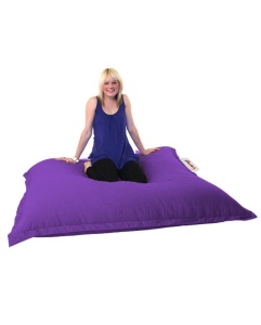 Градински пухен фотьойл Cushion Violet 100x100x20 см - Img 4
