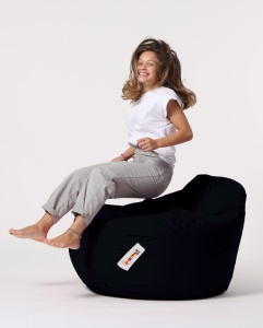 Градински фотьойл с пуф Premium Black 115x130x39 cm - Img 11