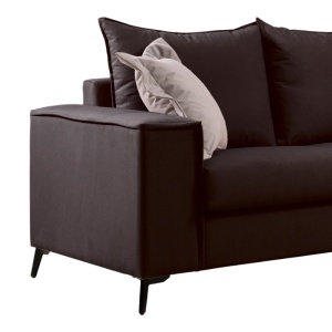 Двуместен диван Verona Verona 2 Pako World Dark grey 173x93x100 cm - Img 2