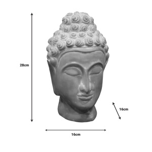 Декорация за маса Buddha Buddha Rolia теракота сива 16x16x28 cm - Img 2