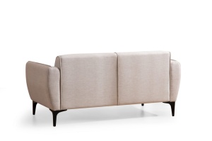 Диван с 2 места Belissimo Beige 160x67x95 cm - Img 5
