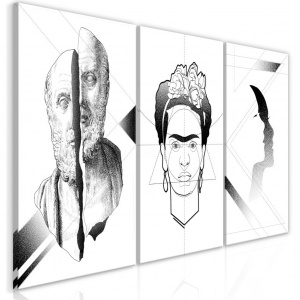 Картина - Лицева композиция (3 части) 120x60 см - Img 1