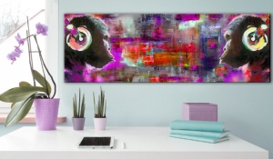 Картина - Цветовете на музиката 150x50 см - Img 2