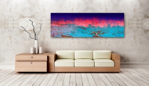 Картина - Lake of Sighs 135x45 см - Img 2