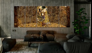 Картина - Passionate Kiss 225x90 см - Img 2