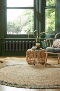 Килим Кахана Зелен 180X180 см, кръгъл, Flair Rugs