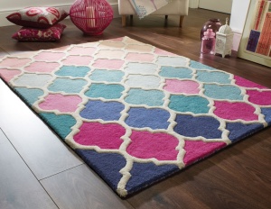 Килим Росела Розов/Син 200X290 см, Flair Rugs