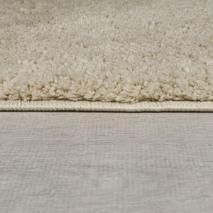 Килим Fluffy пране естествен 133X133 см, кръгъл, Flair Rugs - Img 1