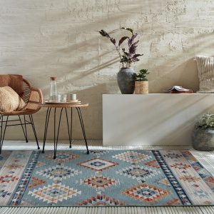 Килим Plaza Avery Avery Blue 200X290 cm, Flair Rugs - Img 2