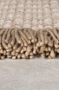 Килим, Rene Fringed Ribbed Flair Rugs, бежов, 200x290 см - Img 3